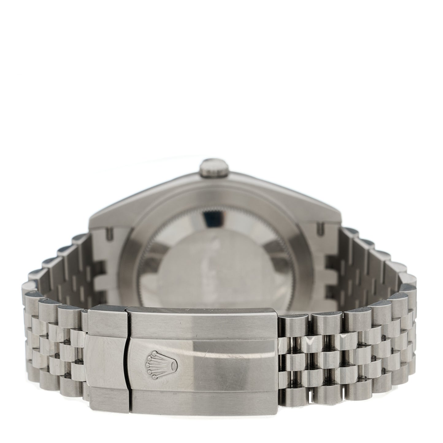 Stainless Steel 18K White Gold Diamond 41mm Oyster Perpetual Datejust Watch Bright Blue 126334