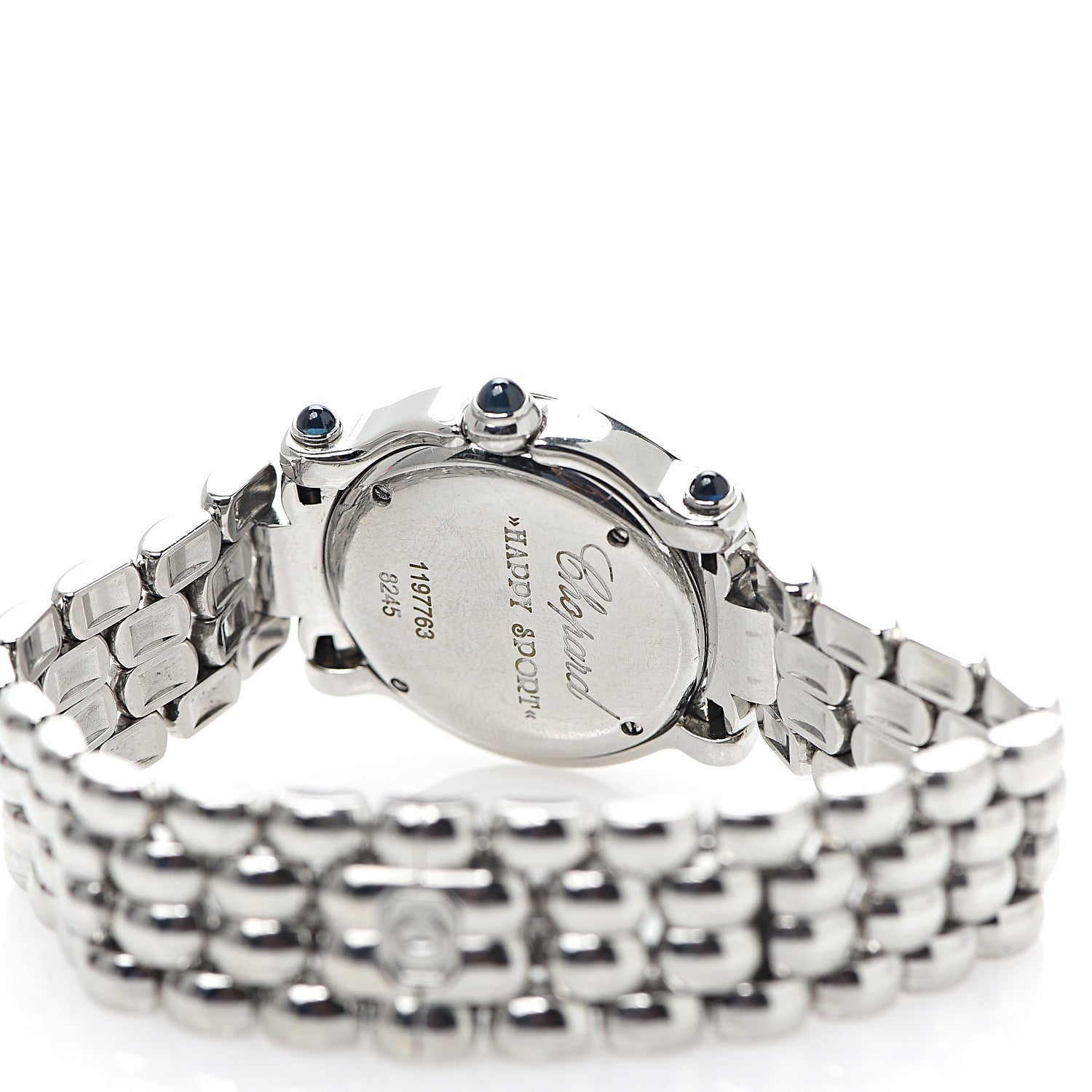 Chopard Stainless Steel 5 Diamond 26mm Happy Sport Quartz Watch 4 of 6