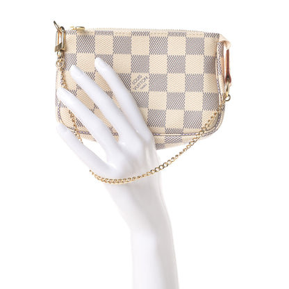 Louis Vuitton Damier Azur Mini Pochette Accessories 2 of 8