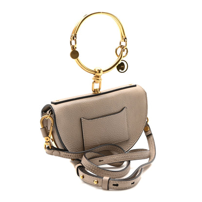Chloe Calfskin Small Nile Bracelet Minaudiere Bag Motty Grey 3 of 9
