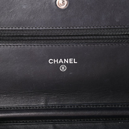 Chanel Caviar Timeless CC Wallet On Chain WOC Black 6 of 10