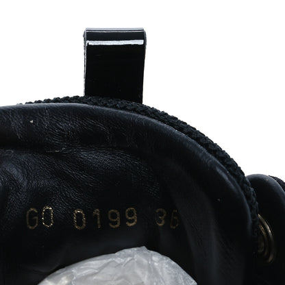 Louis Vuitton Suede Monogram Run Away Sneakers 36 Black 10 of 13