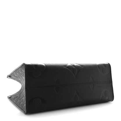 Louis Vuitton Empreinte Monogram Giant Onthego MM Black 4 of 11