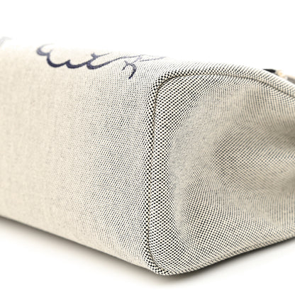 Hermes Vache Hunter Toile H Pegase Pop Herbag Zip Retourne 31 PM Bleu Indigo Ecru Black 11 of 11