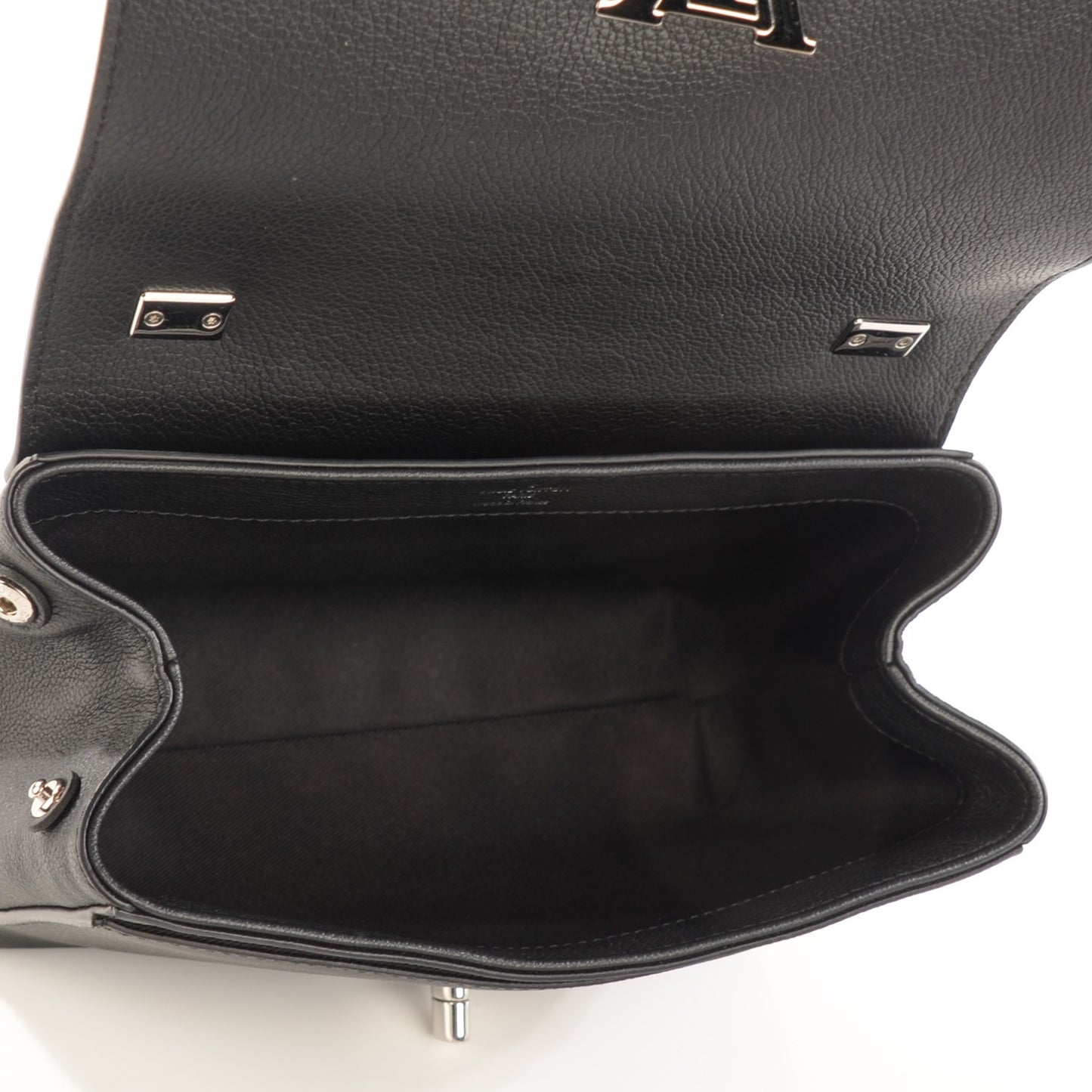 Calfskin Lockme II Chain Bag BB Black