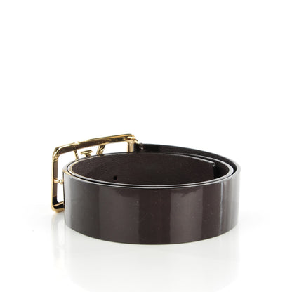 Louis Vuitton Patent LV Frame Belt 85 34 Amarante 4 of 8