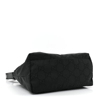 Gucci Nylon Monogram Small Hobo Black 4 of 9