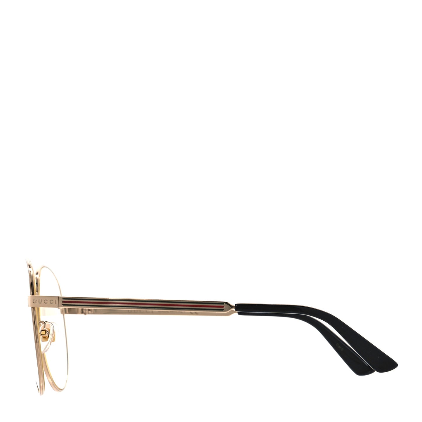 Aviator Eyeglasses GG0138S Gold Black