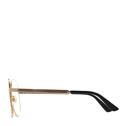 Gucci Aviator Eyeglasses GG0138S Gold Black 2 of 7