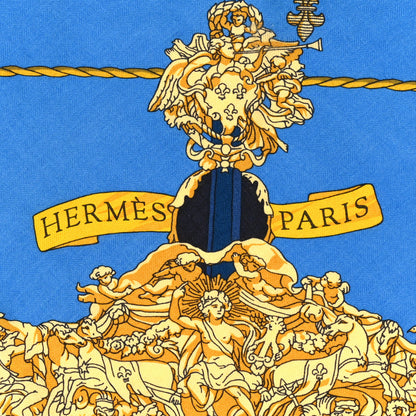 Hermes Cashmere Silk La Reale Giant Pointe Triangle Shawl 3 of 3