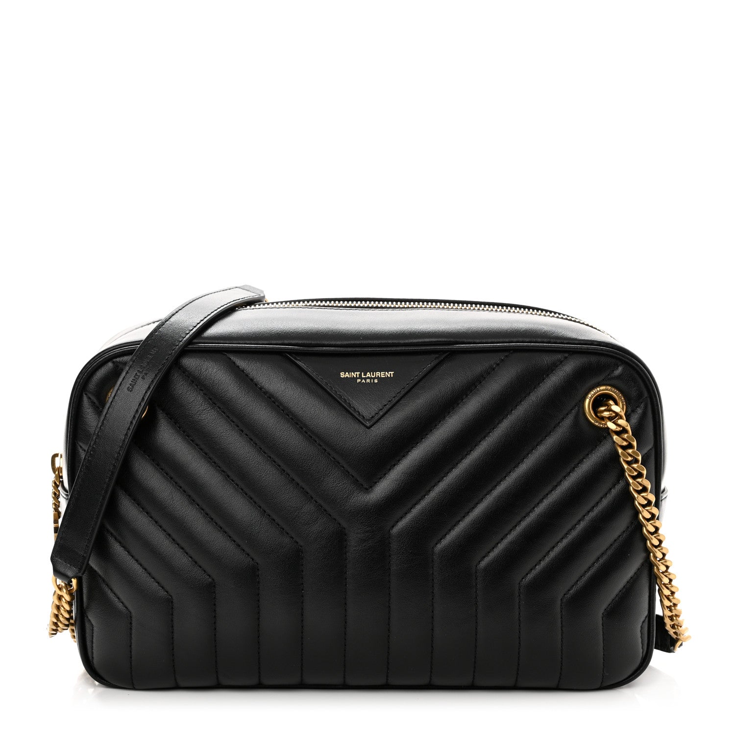 Saint Laurent Calfskin Matelasse Joan Camera Bag Black 1 of 10