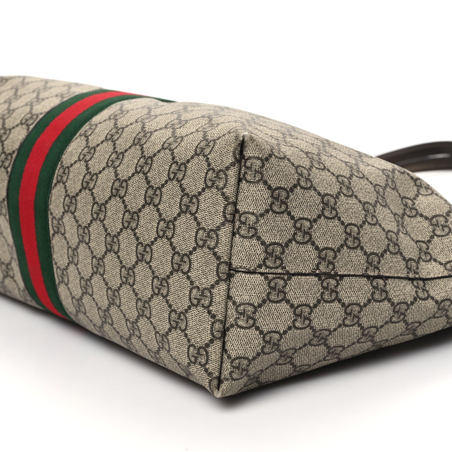 Gucci GG Supreme Monogram Medium Ophidia Shopping Tote Brown 10 of 12