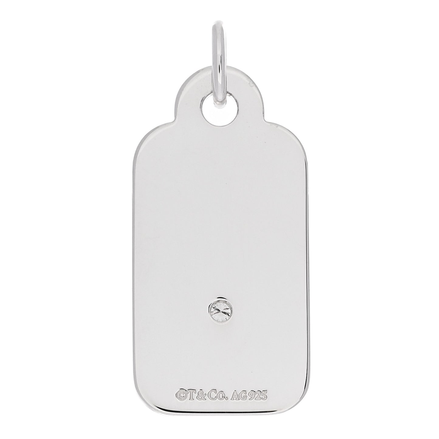 Sterling Silver Diamond Yours Truly Charm