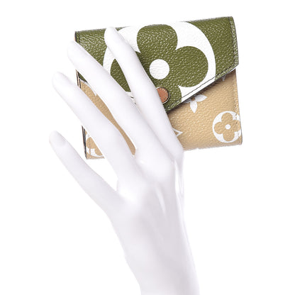 Louis Vuitton Monogram Giant Zoe Wallet Kaki 2 of 7