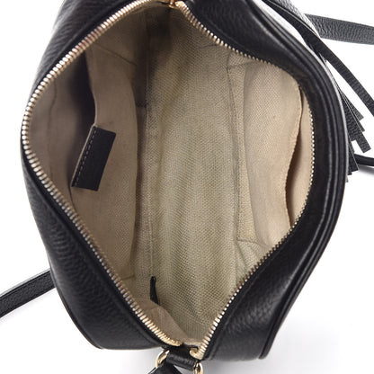 Gucci Pebbled Calfskin Small Soho Disco Bag Black 7 of 10