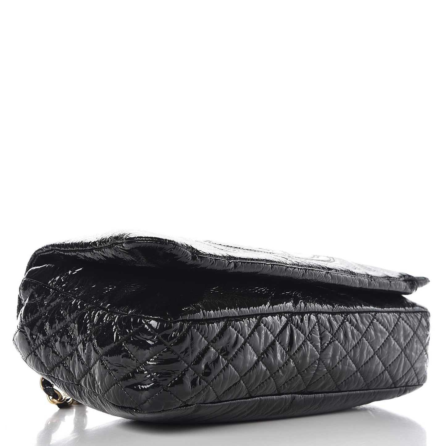 Vinyl Medium Rock and Chain Flap Black