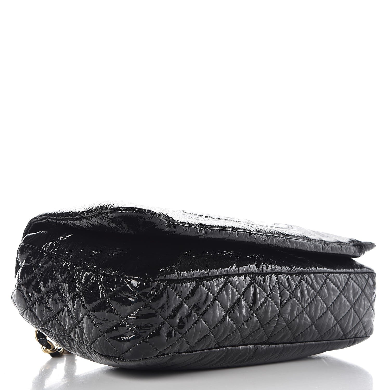 Chanel Vinyl Medium Rock and Chain Flap Black 4 of 9