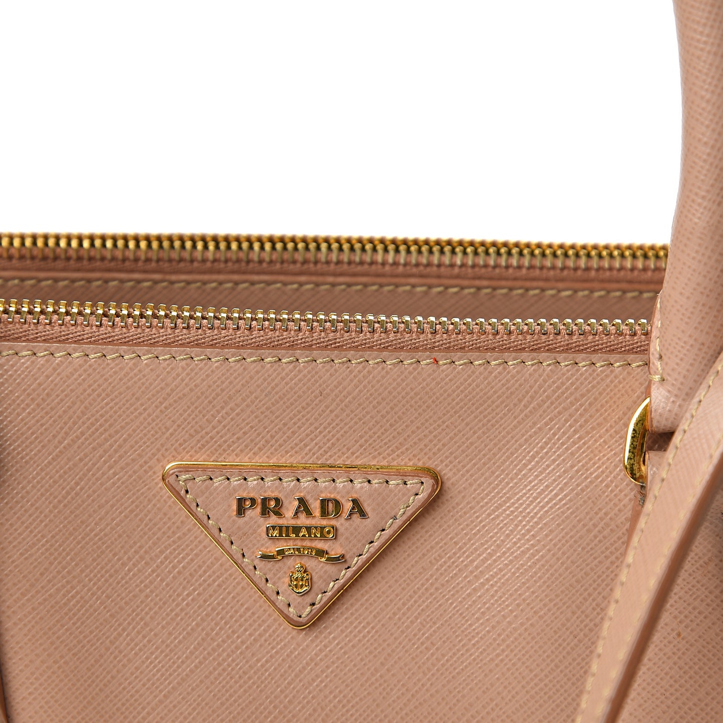 Saffiano Small Galleria Double Zip Tote Cammeo