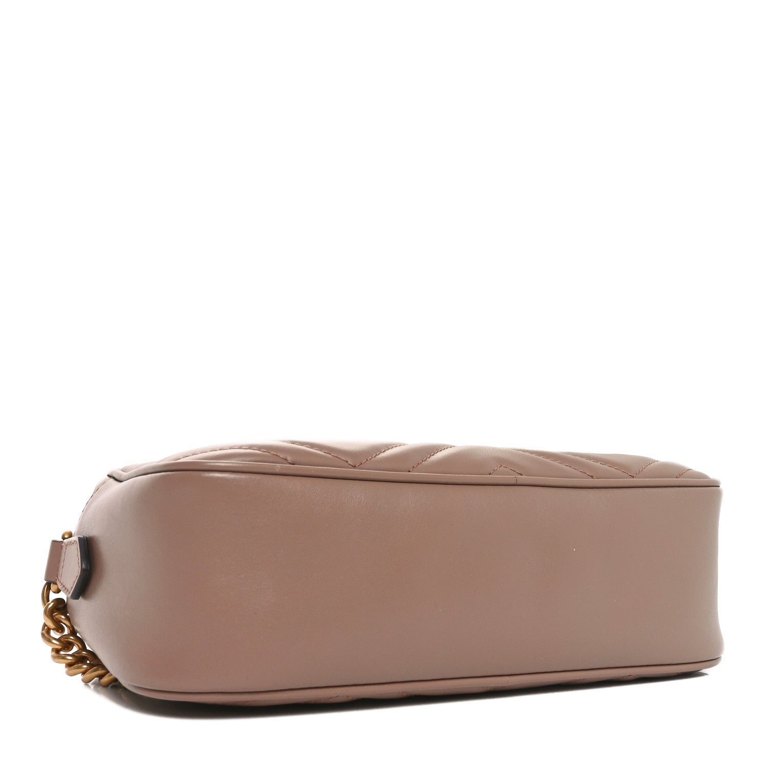 Gucci Calfskin Matelasse Small GG Marmont Chain Shoulder Bag Porcelain Rose 4 of 10