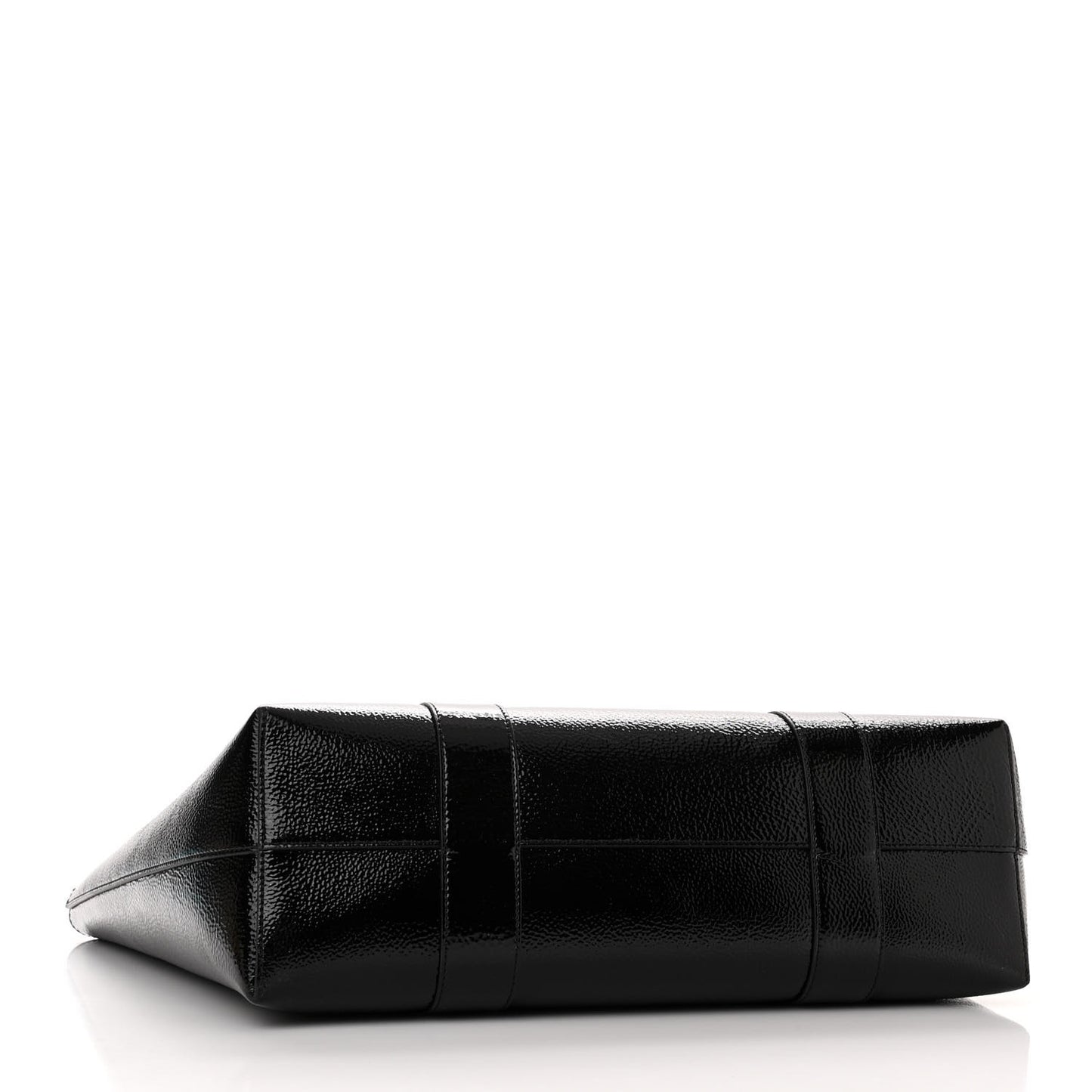 High Shine Grain Bayswater Tote Black