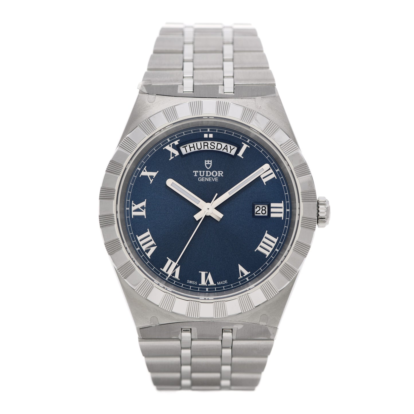 Stainless Steel 41mm Royal Automatic Watch Blue 28600