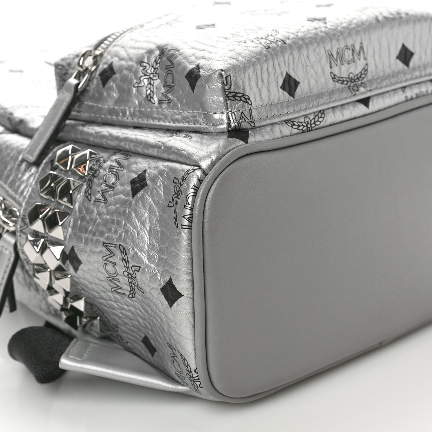 Visetos Small Side Stud Stark Backpack Silver