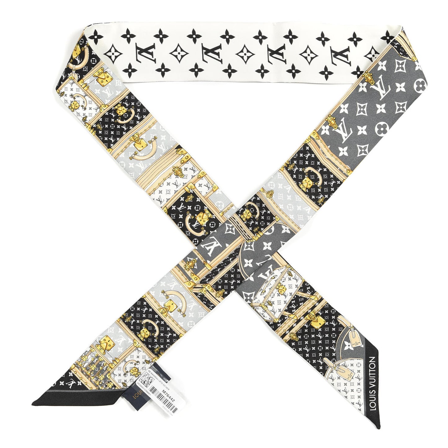 Silk Monogram Let's Go BB Bandeau Black