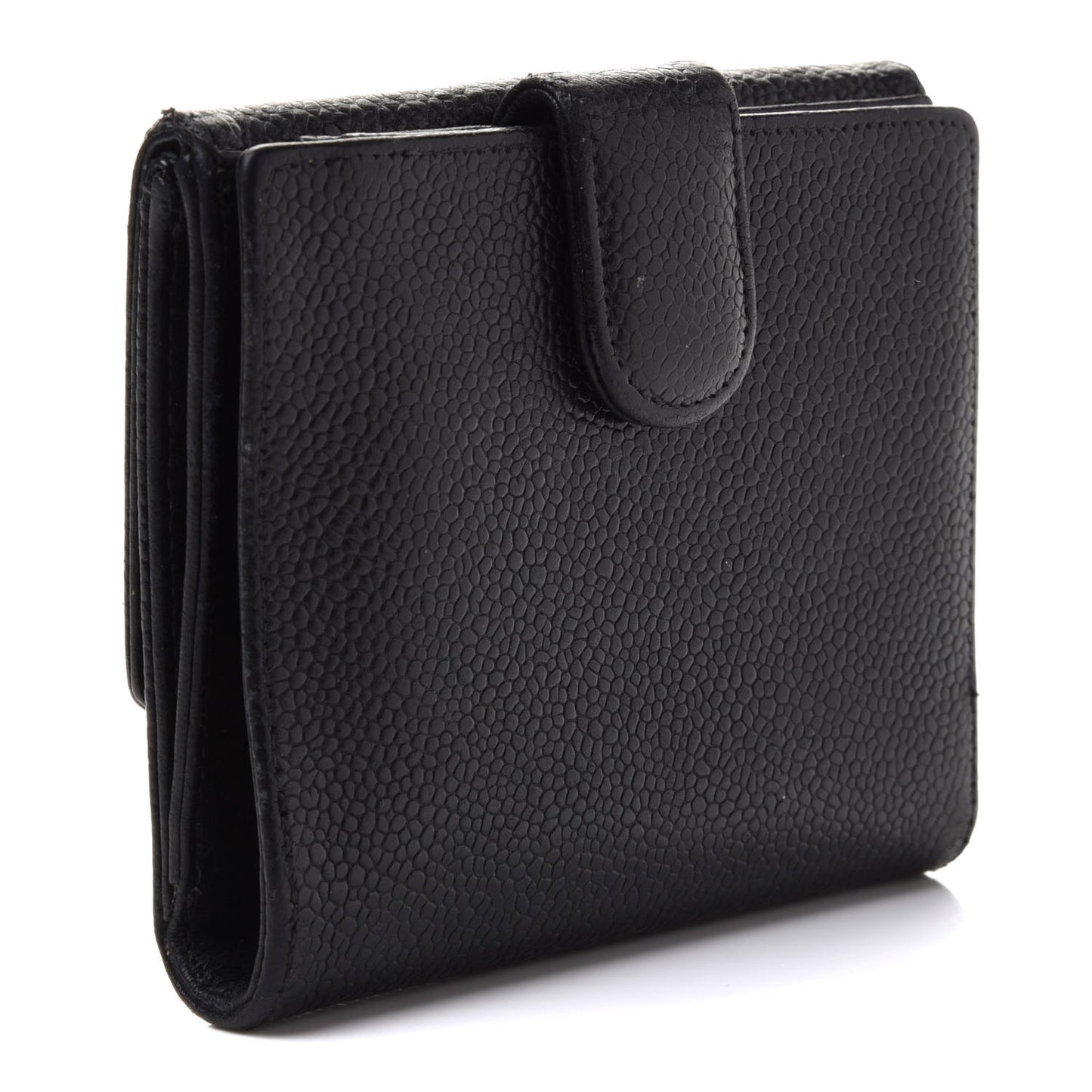 Caviar Timeless CC Flap Wallet Black