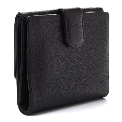 Chanel Caviar Timeless CC Flap Wallet Black 3 of 9