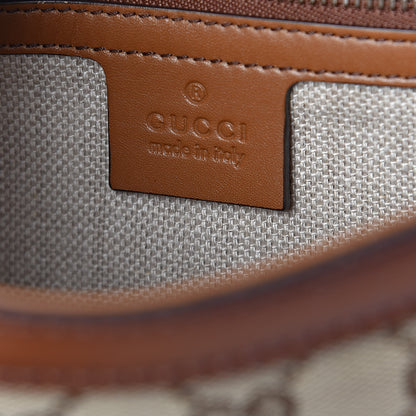 Gucci Monogram Medium Lady Web Shoulder Bag Beige Cuir 6 of 10