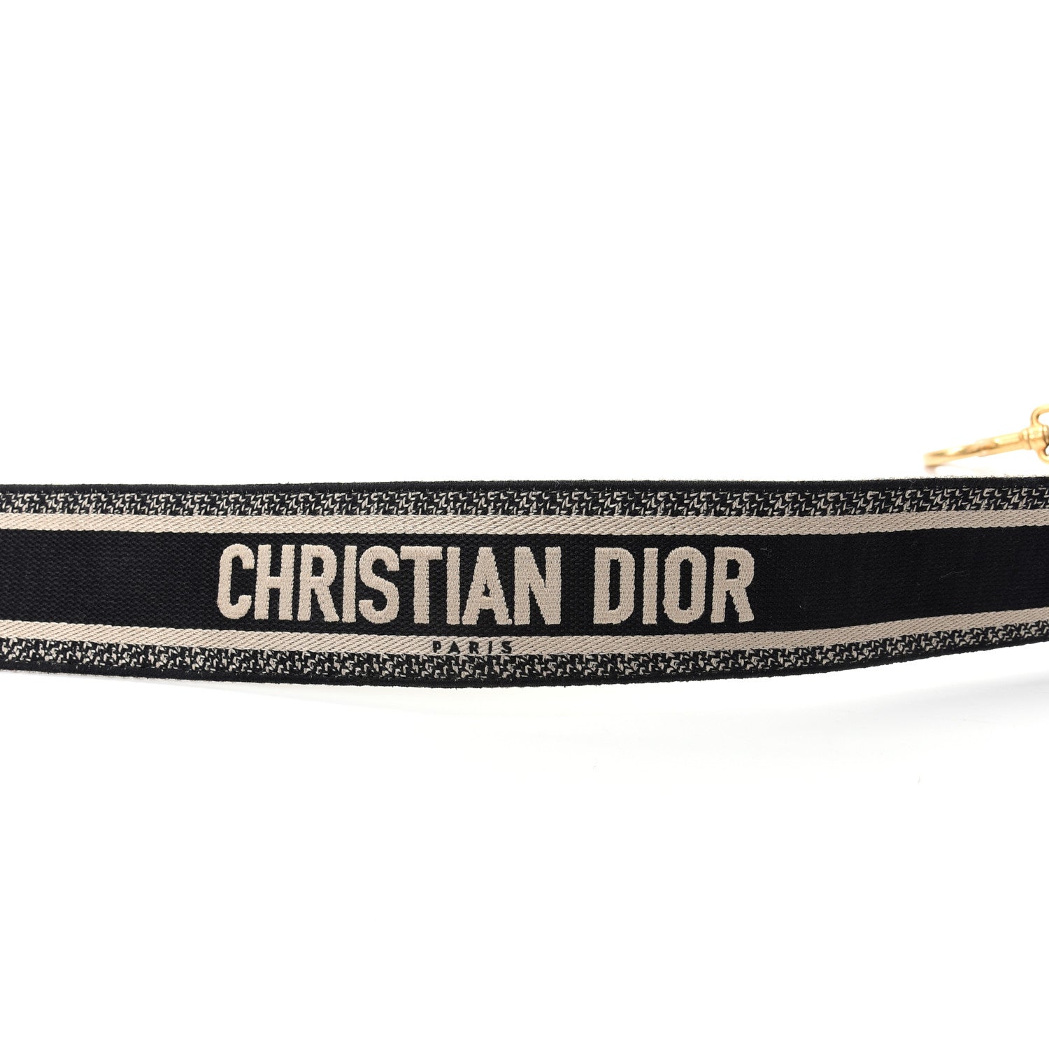 Christian Dior Canvas Embroidered Shoulder Strap Blue 4 of 6