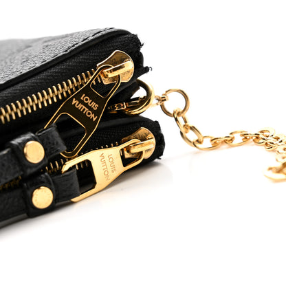 Louis Vuitton Empreinte Double Zip Pochette Black 13 of 13