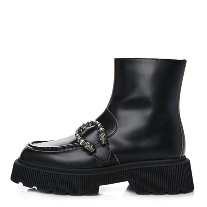 Gucci Cordovan Lux Dionysus Hunder Boots 38 Black 1 of 10