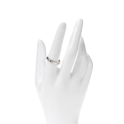 Cartier 18K White Gold 3.5mm LOVE Wedding Band Ring 58 8.25 2 of 4