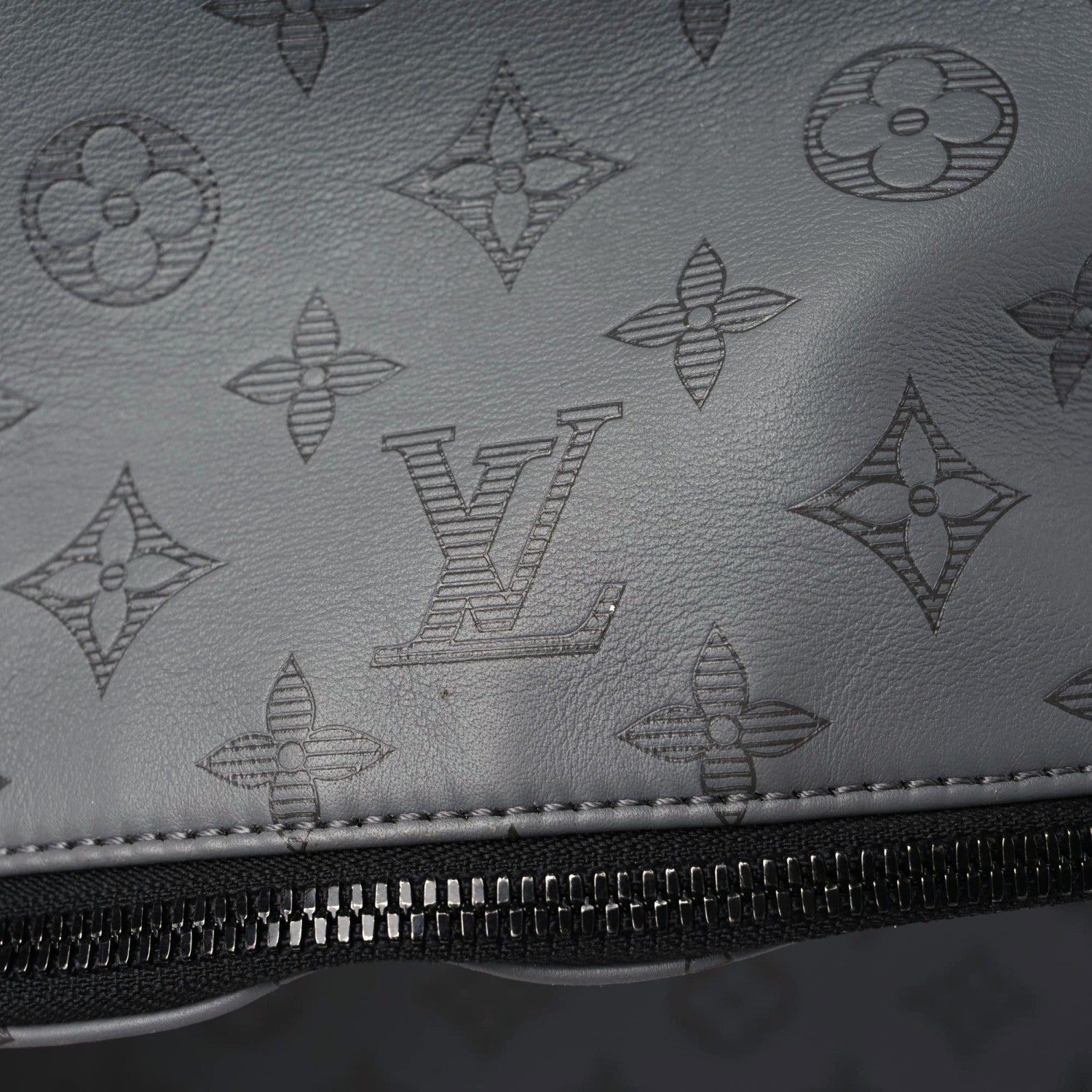 Louis Vuitton Calfskin Monogram Racer Backpack Grey 13 of 16