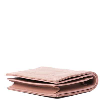 Christian Dior Ultra Matte Calfskin Cannage Mini Lady Dior Wallet Fard 11 of 13