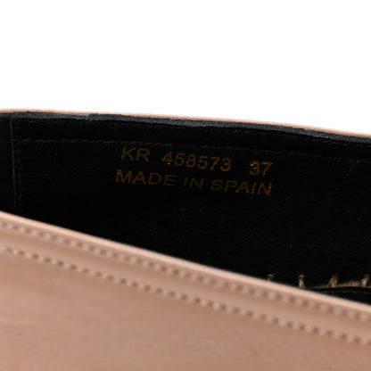 Saint Laurent Nappa Monogram Espadrilles 37 Nude 9 of 10