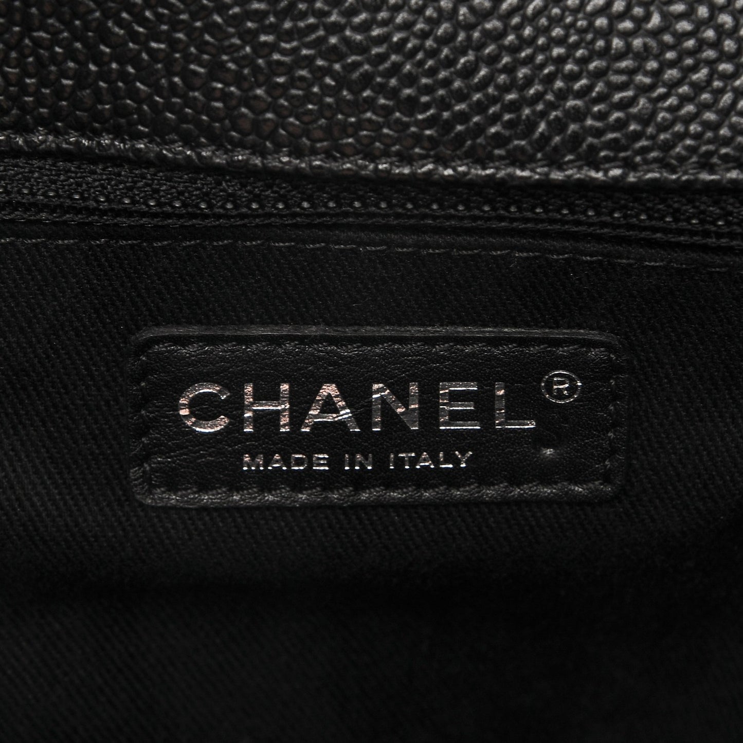 Caviar Timeless CC Accordion Flap Black