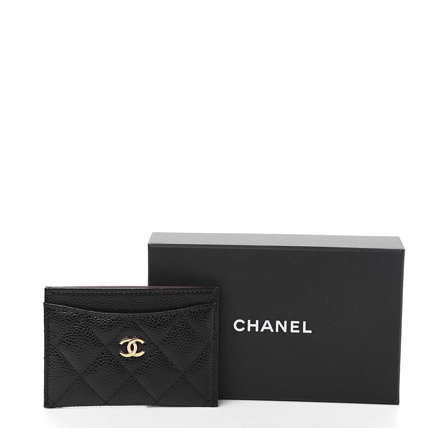 Chanel Caviar Quilted Card Holder Black 8 of 8