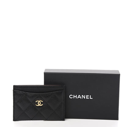 Chanel Caviar Quilted Card Holder Black 8 of 8