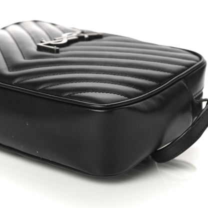 Saint Laurent Calfskin Matelasse Monogram Lou Camera Bag Black 10 of 10