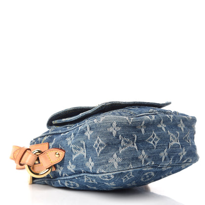 Louis Vuitton Denim Camera Bag Blue 4 of 10
