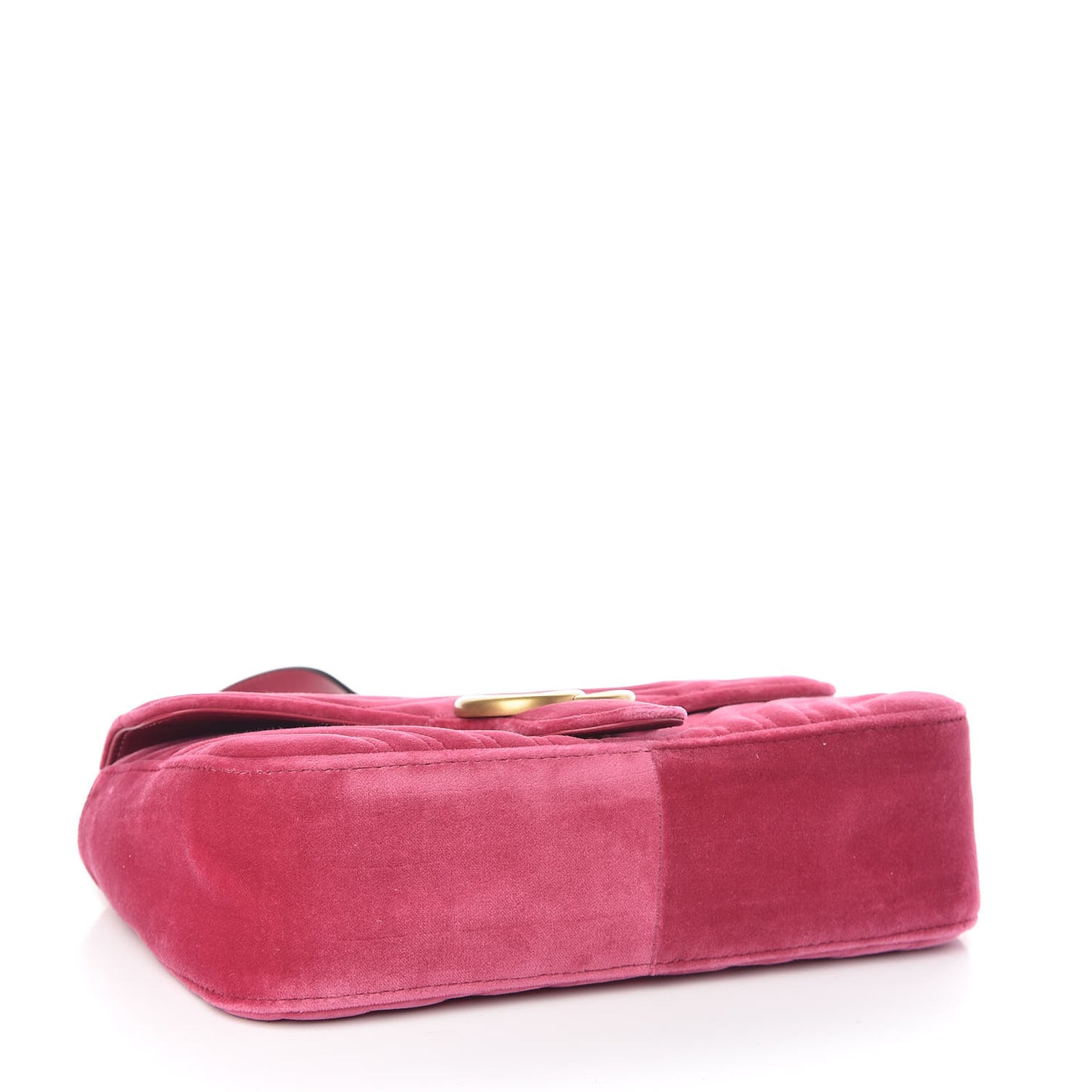 Velvet Matelasse Small GG Marmont Shoulder Bag Light Raspberry Rose
