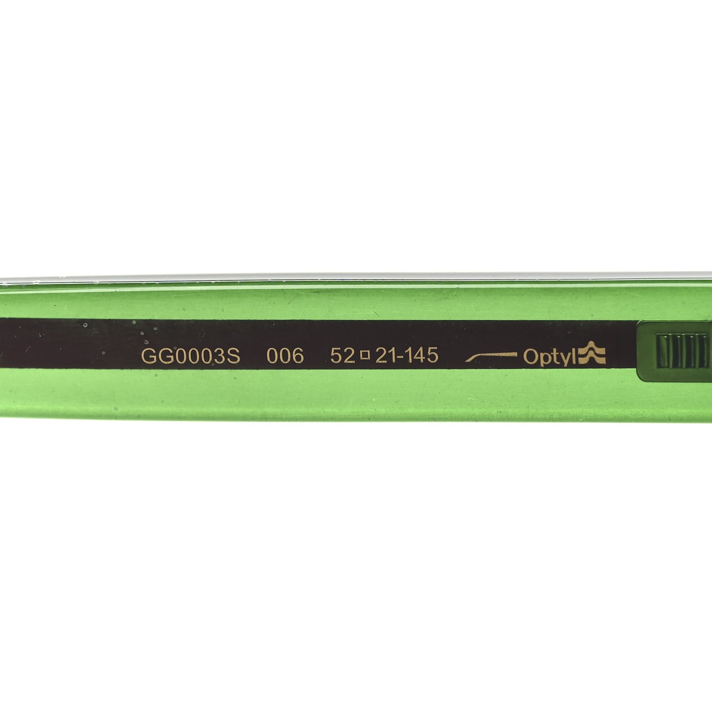 Acetate Web Sunglasses GG 0003S Black Green