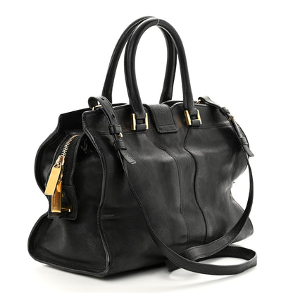 Saint Laurent Sheepskin Small Cabas ChYc Black 2 of 17