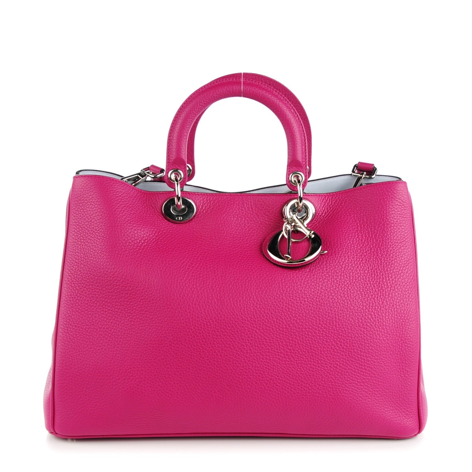 Christian Dior Bullcalf Medium Diorissimo Toxic Purple 1 of 9