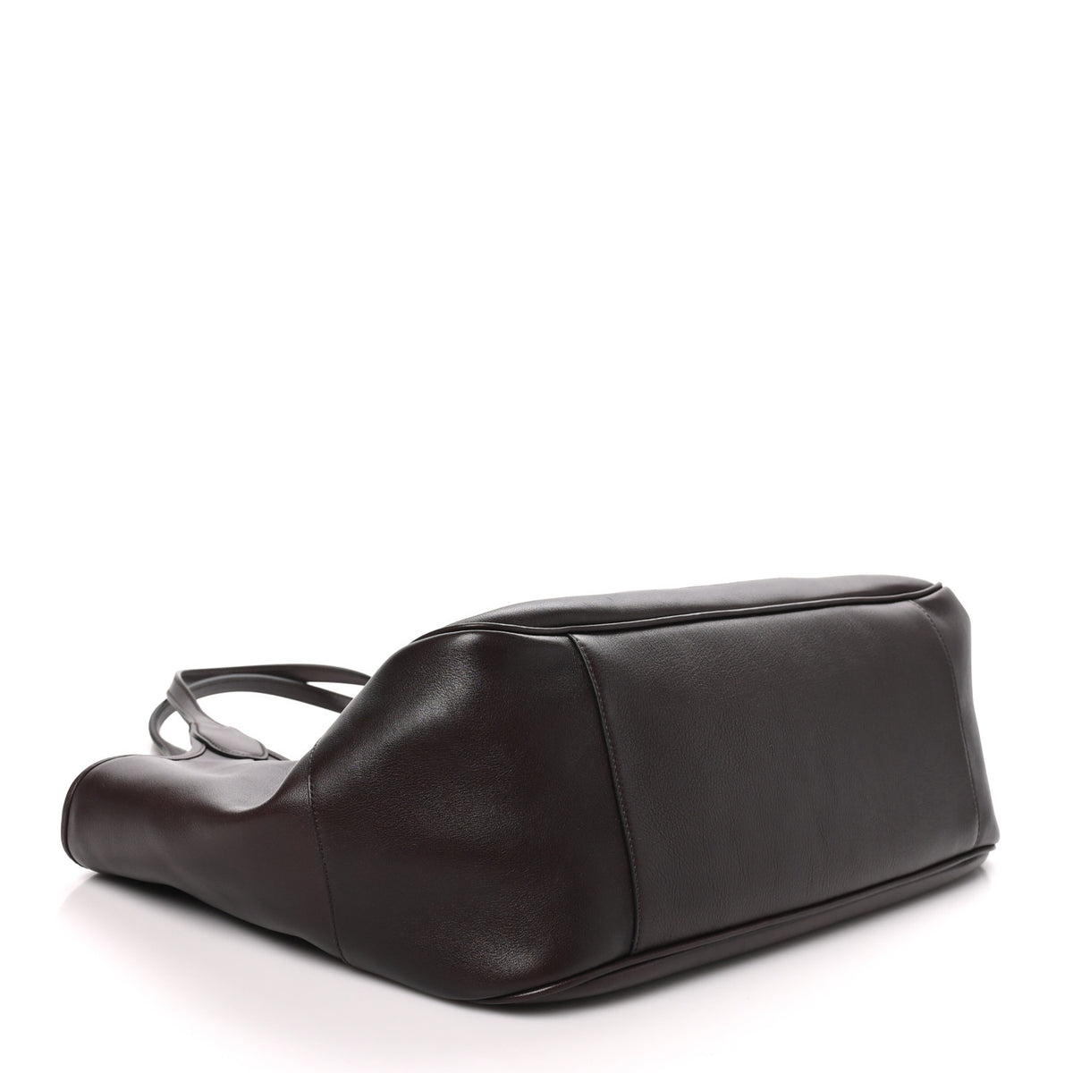 Gucci Soft Calfskin Medium Mercato Tote Bag Dark Brown 4 of 9