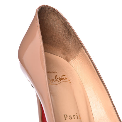 Christian Louboutin Patent Pigalle 120 Pumps 40.5 Nude 12 of 14