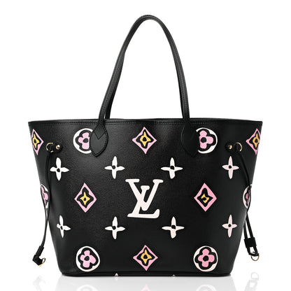 Louis Vuitton Monogram Giant Wild At Heart Neverfull MM Black 3 of 12
