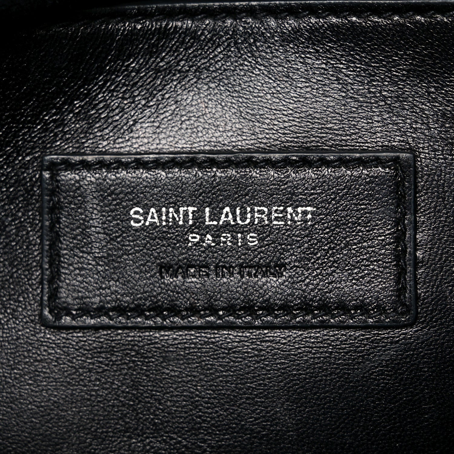 Saint Laurent Sheepskin Medium West Hollywood Monogram Fold-Over Bag Grey 5 of 9